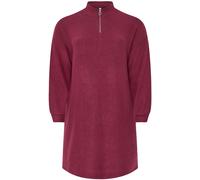 Yours Curve Yours Curve Pink Soft Zip Neck Jumper Dress Pink 50