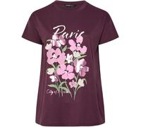 Yours Curve Yours Curve Purple Dreams Placement T-Shirt