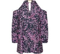 Yours Curve Yours Curve Purple London Chain Halter Cold Shoulder Long Sleeve Top