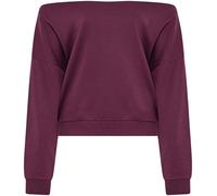 Yours Curve Yours Curve Red Off The Shoulder Sweatshirt
