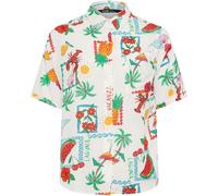 Yours Curve Yours Curve White Crinkle Postcard Co-Ord Shirt White 16