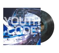 Youth Code – Yours, With Malice – Vinyle 12" EP coloré Sky Blue/Black Galaxy