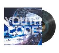 Youth Code – Yours, With Malice – Vinyle 12" EP coloré Sky Blue/Black Galaxy