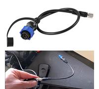Yoursme MKR-US2-10 Câble Adaptateur Universel pour Sonar Lowrance Fish Finder Fonctionne sur Le transducteur US2 sur Moteur Minn Kota Trolling Remplace 1852060, MKR-US2-10, 29594