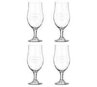 Yoursurprise Verre à Bière Personnalisé avec Nom - Verre à Bière Gravé avec Nom: Personnalisable avec du Texte, Différents Designs et Polices D'écriture (4)