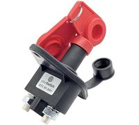 yourSwitch 211 01 001 001 Disjoncteur de batterie 12/24 V avec clé compatible avec HELLA 6EK 002 843-111 Terex 5522655650 Massey Ferguson 4347919M2 Jungheinrich 51257655 Liebherr 6606060 Référence