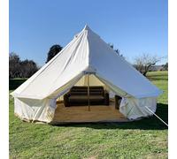 Yourte de villégiature de Glamping de Tente de Cloche d'Oxford 4M 5M 6M imperméable extérieure pour Le Camping Familial (6M Oxford Bell Tente)