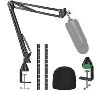 YOUSHARES Blue Yeti Support de Micro avec Bonnette de Microphone en mousse - Bras de Micro avec filtre anti-pop pour Blue Yeti