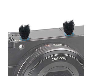 YOUSHARES Bonnette en Fourrure à Microphone Interne de la Caméra, Bonnet Anti Vent pour Sony RX1 RX10 RX100 et Appareil Photo Mic (10 Packs)