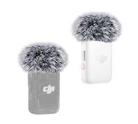 YOUSHARES Bonnette Micro Anti Vent Compatible avec DJI Mic 2 Lavalier sans Fil et OSMO Pocket 3 Créateur, Mousse Micro en Fourrure Filtre Anti Pop Professionel Adapté à DJI Mic 2 (2 Pièces)