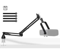 YOUSHARES Bras de Micro à Profil Bas, Support Micro Low Profile Réglable pour Blue Yeti Fifine AM8 k658 Razer Mini HyperX Rode