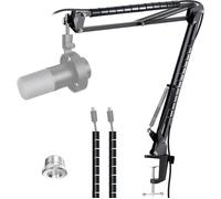 YOUSHARES Fifine K688 K658 Bras Micro, Support Micro Fifine Studio Micro avec Micro Tube de Fixation pour Gaming, Podcasting