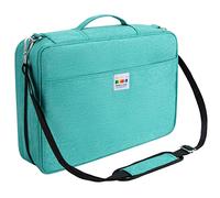 YOUSHARES Grande Trousse à Crayons de Couleur - 480 emplacements avec Support Multicouche pour Crayons de Couleur Prismacolor et stylos Gel, Vert, Voyage