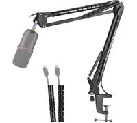 YOUSHARES HyperX SoloCast Support Microphone, Bras Micro avec Tube de Fixation, Perche Micro HyperX SoloCast pour Gaming, Streaming