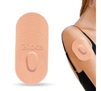 YOUSHARES Patchs Dexcom G6, Lot de 20 pansements Libre Patchs Autocollant pour Dexcom G6, Capteur Protect Étanche Doux pour la Peau Beige
