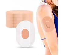 YOUSHARES Patchs Dexcom G6, Lot de 40 Pansement Autocollant Dexcom G6, Protection Capteur Dexcom, Pansement Piscine Étanche Doux pour la Peau Beige