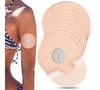 YOUSHARES Patchs Dexcom G7, Lot de 20 Pansement Autocollant Dexcom G7, Protection Capteur Dexcom, Pansement Piscine Étanche Doux pour la Peau Beige