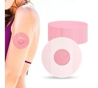 YOUSHARES Patchs pour Capteur Freestyle Libre 2 & 1, Lot de 40 Pansement Autocollant Capteur freestyle 2 & 1, Capteur Protection Patch Freestyle Libre 2 Étanche Doux pour la Peau Rose