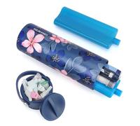 YOUSHARES Pochette Isotherme Insuline, 48H Trousse Isotherme Insuline Voyage pour Diabétique, Boite Isotherme Stylo Insuline Médicament avec Glacière, Sac TSA Approuvé pour Seringue, Magnolia