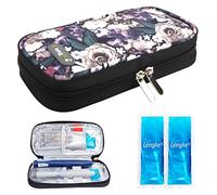 YOUSHARES Pochette Isotherme Insuline avec Poche de Glace, Glacière Insuline Voyage - Trousse Isotherme Medicament Voyage pour Stylo d'insuline, Seringues, Injections pour Diabétique (Rose Pourpre)