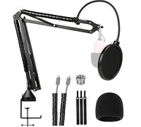 Youshares Razer Seiren Mini bras de micro avec bonnette et filtre anti-pop double couche pour micro Razer Seiren Mini USB