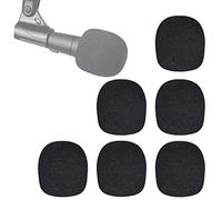 YOUSHARES SM58 Pare-brise en mousse pour microphone - Mic Wind Cover filtre pop couvercle en mousse pour micro SM58 (5 pièces noir)