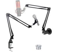 YOUSHARES Support de Microphone Universel - Bras de Micro Support Mural, Perche de Micro pour Blue Yeti/HyperX QuadCast et Autres