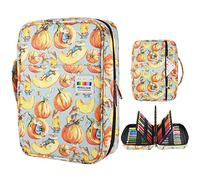 YOUSHARES Trousse à Crayons 220 emplacements 02, Citrouille, Voyage