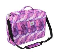 YOUSHARES Trousse à Crayons de Couleur - 300 emplacements de Grande capacité avec Plusieurs emplacements pour Crayons de Couleur Prismacolor et stylos Gel, Marbre-Violet, 15.7 in x 11 in x 3.9 in