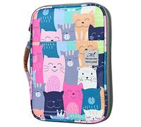 YOUSHARES Trousse Sac à Crayons et Stylos Sangle et Grande Capacité, Pratique et Solide 96 Slots Pencil Case 06