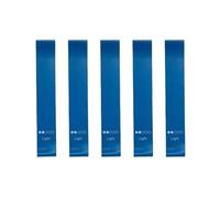 Yousheng Lot de 5 bandes élastiques de résistance pour la maison, le yoga, le Pilates, le stretching, le plein corps et l'entraînement - Équipement d'exercise portable avec sac de transport (5 bleu