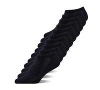 YouShow Chaussettes Homme Femme, 10 Paires Chaussettes de Basse Sport Courtes Cotton, Socquettes Respirant Running Randonnée Unisexe Noir 39-42