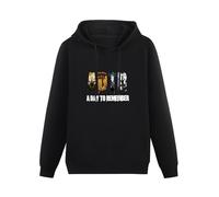 YOUSICHUANG A Day to Remember for Those Who Have Heart Hoody Unisex Long Sleeve Hooded with Pocket Black XXXL