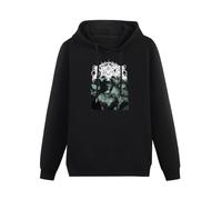 YOUSICHUANG Immortal Blizzard Beasts Hoody Unisex Ptinted Hoodies Long Sleeve Men's Hooded with Pocket Black XXXL