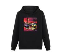 YOUSICHUANG in-N-Out Burger California Cruising Rods Muscle Cars Hoody Unisex Long Sleeve Hooded with Pocket Black XXL
