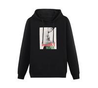 YOUSICHUANG Marky Mark Fitted Hippie Hoody Unisex Ptinted Hoodies Long Sleeve Men's Hooded with Pocket Black S
