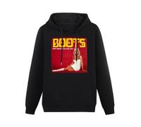 YOUSICHUANG Nancy Sinatra Boots Hoody Unisex Ptinted Hoodies Long Sleeve Men's Hooded with Pocket Black XXL