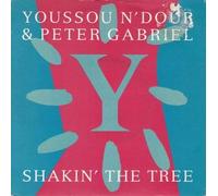 Youssou N'Dour & Peter Gabriel - Shakin' The Tree 7" (UK 1989) : Youssou N'Dour & Peter Gabriel