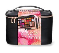 youstar Beauty Coffret cadeau | Kit de maquillage pour les yeux 06 - Palette de fards à paupières Urban Glow, mascara longueur & volume, apprêt d'ombre à paupières & contour des lèvres - Coffret