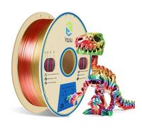 YOUSU Filament pla 1.75, Multicolore arc-en-ciel silk filament pla, imprimante 3d filament, 1kg(2.2lbs)/bobine, Silk rainbow color