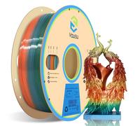 YOUSU Filament PLA effet soie multicolore 3D - 1,75 mm +/- 0,02 mm - Filament d'impression 3D à changement rapide - 2,2 lbs, 1 kg, Magic Series