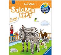 Yousun Koh Wieso? Weshalb? Warum? Stickerheft: Im Zoo (Poche)