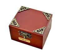 Youtang Boîte à musique rétro en bois avec 18 notes - Mini boîte à musique - Jouets musicaux - Musique : histoire d'amour