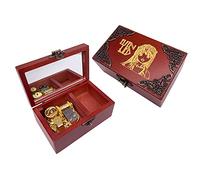 Youtang Elfen Lied Boîte à Musique à Bijoux avec Miroir Boîte à Musique en Bois sculpté Boîte-Cadeau à Liquidation Play Lilium, Mouvement en Or