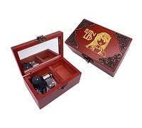 Youtang Elfen Lied Boîte à Musique à Bijoux avec Miroir Boîte à Musique en Bois sculpté Boîte-Cadeau à Liquidation Play Lilium, Mouvement argenté