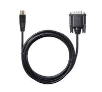 Youtang RS232 DB9 Mâle vers Mini Din 8P Câble Série pour Delta DVP PLC & DOP HMI Connection - Câble de communication de qualité industrielle (1m)