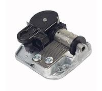 Youtang Sankyo Mécanisme de boîte à musique 18 notes, plaqué argent, à remonter manuellement, pour faire soi-même, Mélodie : Fur Alice