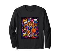 Youth Basketball Mania Space Galaxy Graffiti Art Manche Longue