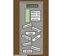 Youth Change Poster de porte pour atelier de changement de jeunesse pour élèves et élèves en classe, quand vous entrez dans cette salle de classe, (Poster #656)