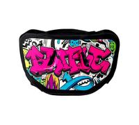 (Youth,Graffiti)Battle Sports Graffiti Chrome Protective Football Back Plate